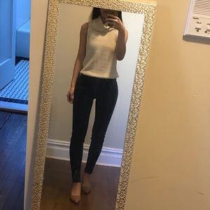 Loft Petite Cowl Sleeveless Tunic Sweater